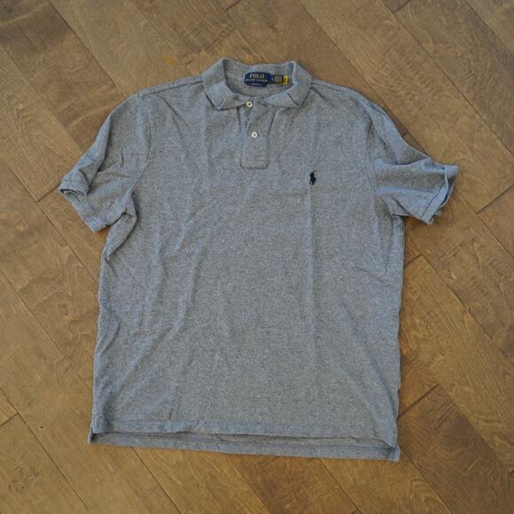 Polo By Ralph Lauren‎ Men’s 100% Cotton Polo Shirt, Size L, Custom Fit, - Picture 1 of 6